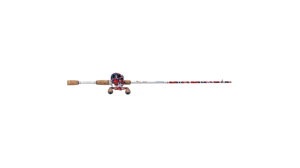 ProFISHiency Krazy Americana Baitcast Combo, 7ft, 1pc, Medium Heavy, 7.3-1, 6+1, Right Hand, AMERBC7MHFC