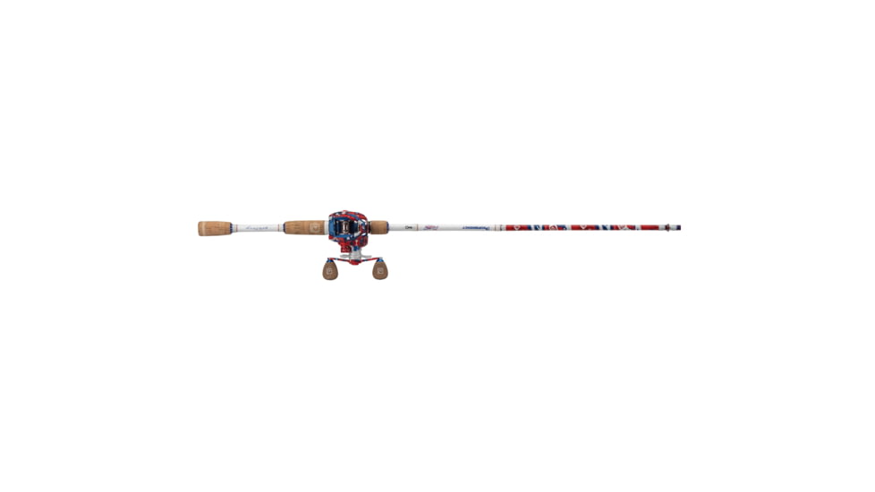ProFISHiency Krazy Americana Baitcast Combo, 7ft, 1pc, Medium Heavy, 7.3-1, 6+1, Right Hand, AMERBC7MHFC