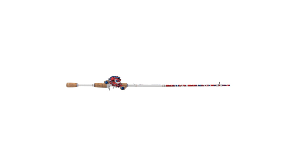ProFISHiency Krazy Americana Baitcast Combo, 7ft, 1pc, Medium Heavy, 7.3-1, 6+1, Left Hand, AMERBC7MHFCL