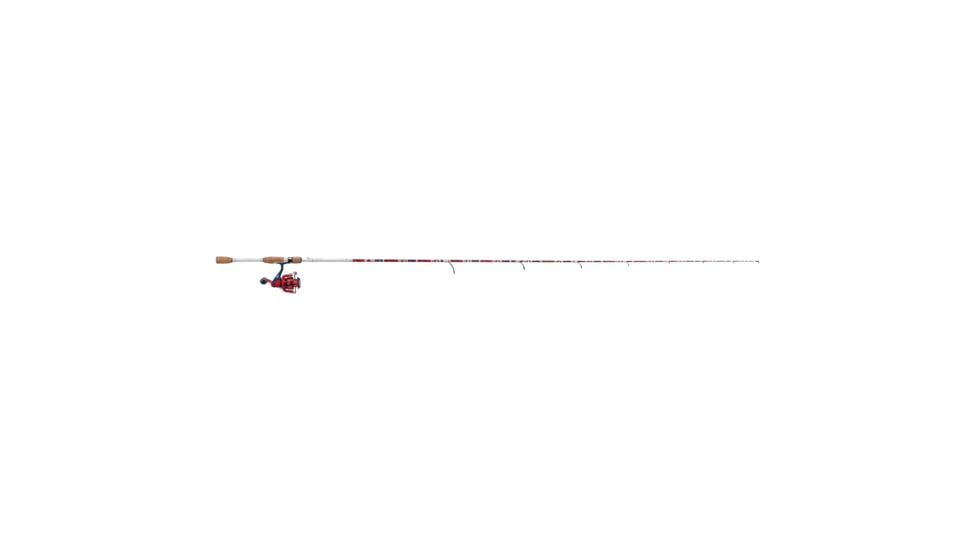 ProFISHiency Krazy Americana Spinning Combo, 7ft, 1pc, Medium, 6.2-1, 6+1, AMERS7MFC