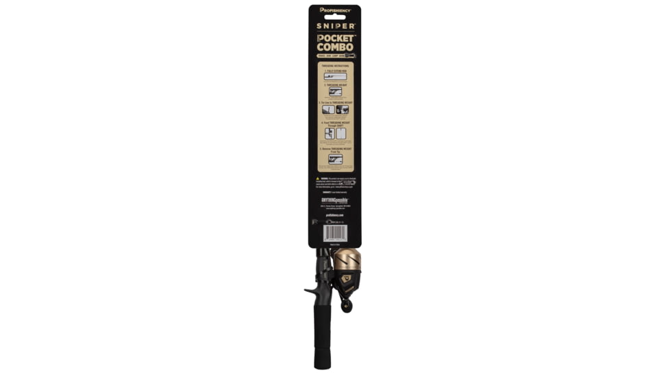 ProFISHiency Micro Sniper Pocket Combo, Sand/Black, SNIPERPCSB