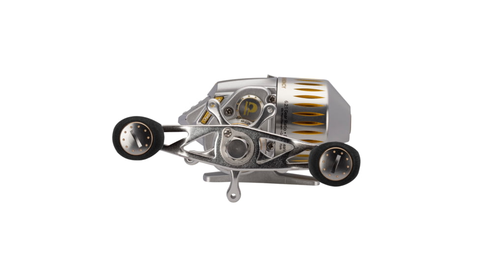 ProFISHiency Micro Sniper Spincasting Reel, 6.2:1, 8+1, Right, Silver/Gold, Clam Pack, SNIPERRMS-C
