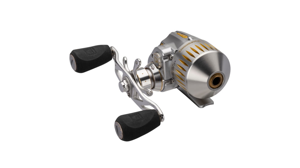 ProFISHiency Micro Sniper Spincasting Reel, 6.2:1, 8+1, Right, Silver/Gold, Clam Pack, SNIPERRMS-C