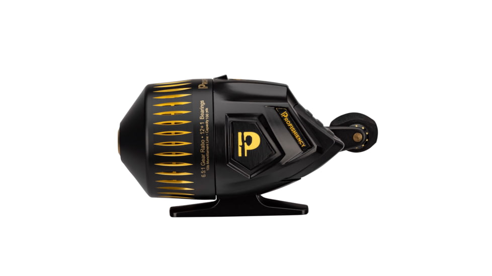 ProFISHiency Sniper Spincasting Reel, 6.5:1, 12+1, Right, Black, SNIPERRB