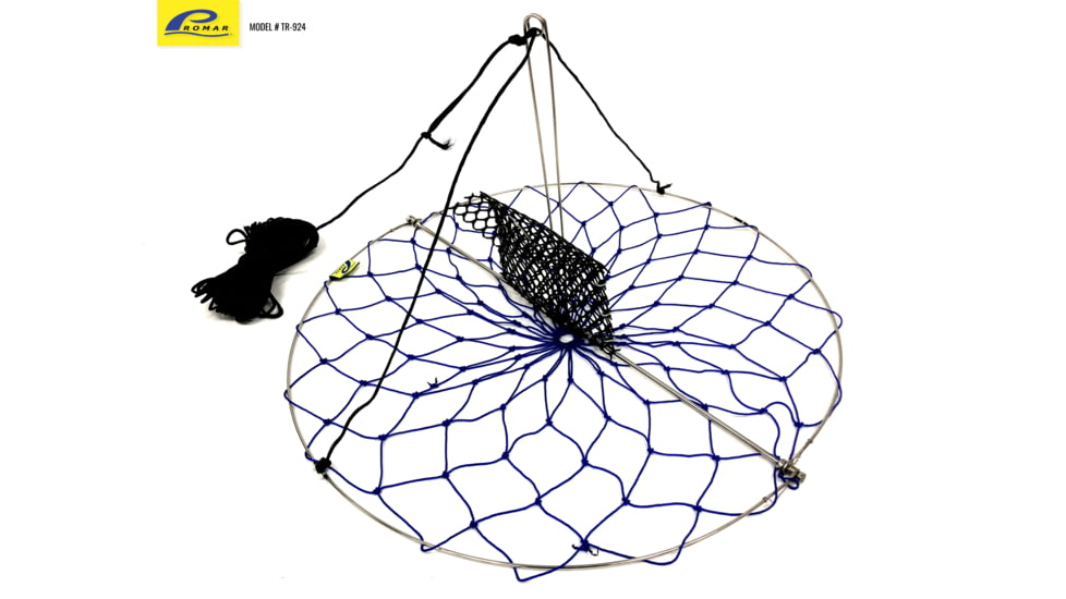 Promar 24in Round Castable Crab Trap with 110ft rope, TR-924