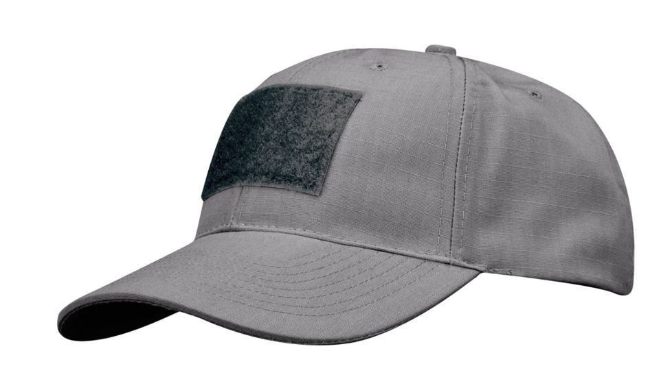 Propper 6 Panel Cap w/Loop,50% Nylon/50% Cotton Ripstop,Grey F557538020