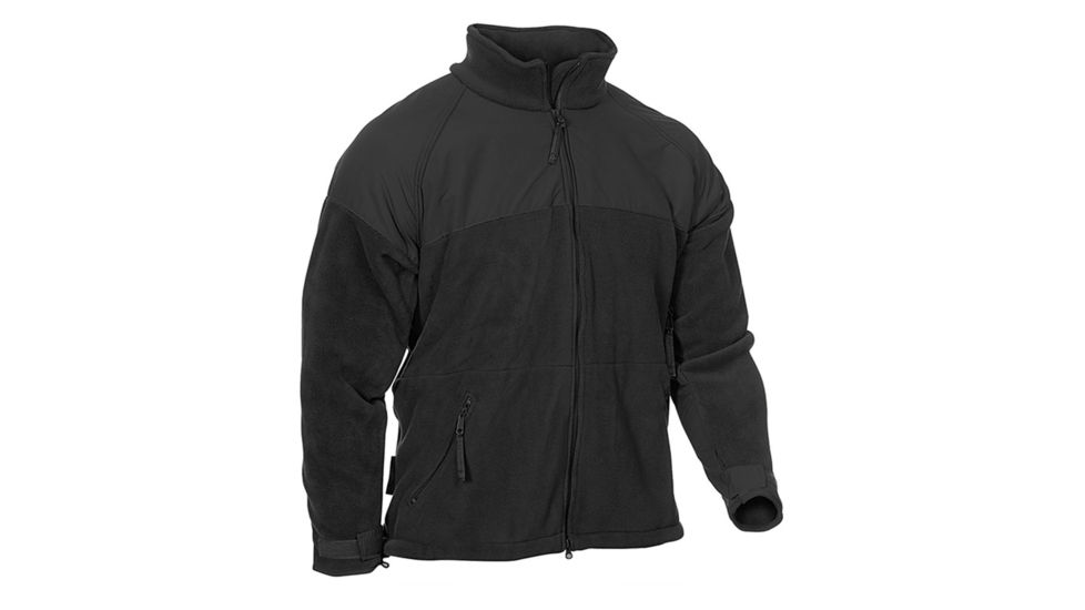 Propper Adventure Tech USMC Fleece Jacket, 100% Poly Fleece, XXL, Black