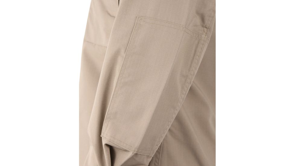 Propper BDU 2-Pocket Coat, 65/35 Poly/Cotton Battle Rip, Size Extra Small-Regular, Khaki