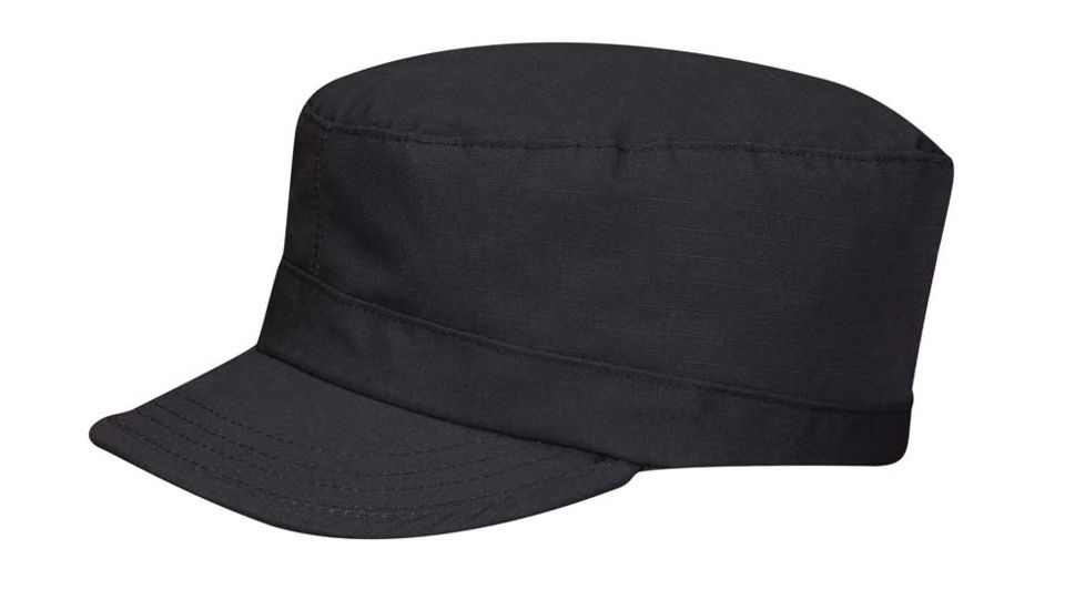 Propper F550555 BDU Patrol Cap, 100% Cotton Ripstop, Small, Black