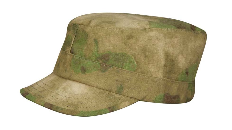 Propper F550538 BDU Patrol Cap Battle Rip 65/35 Cotton Ripstop, A-TACS FG, Size Large F550538381L