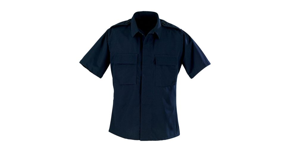 Propper BDU Short-Sleeve 2-Pocket Shirt, Size 2XL - Regular, Dark Navy