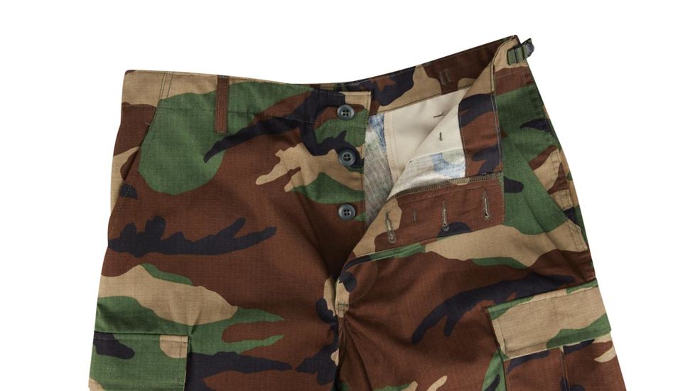 Propper BDU Trouser, 100% Cotton Ripstop - Men's, Woodland, Extra Small, Regular, F520155320XS2