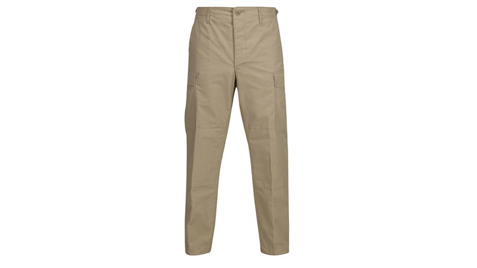Propper BDU Trouser, 60/40 Cotton/Poly Twill, Size Extra Small-Regular, Color - Khaki