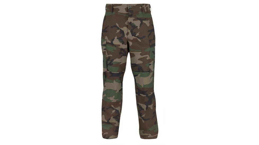 Propper BDU Trouser, 60/40 Cotton/Poly Twill, Size Extra Small-Regular, Color - Woodland