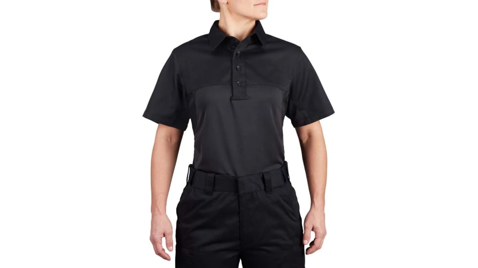 Propper Duty Uniform Armor Short Sleeve Shirt - Womens, Midnight Navy, XXL, F581150414XXL
