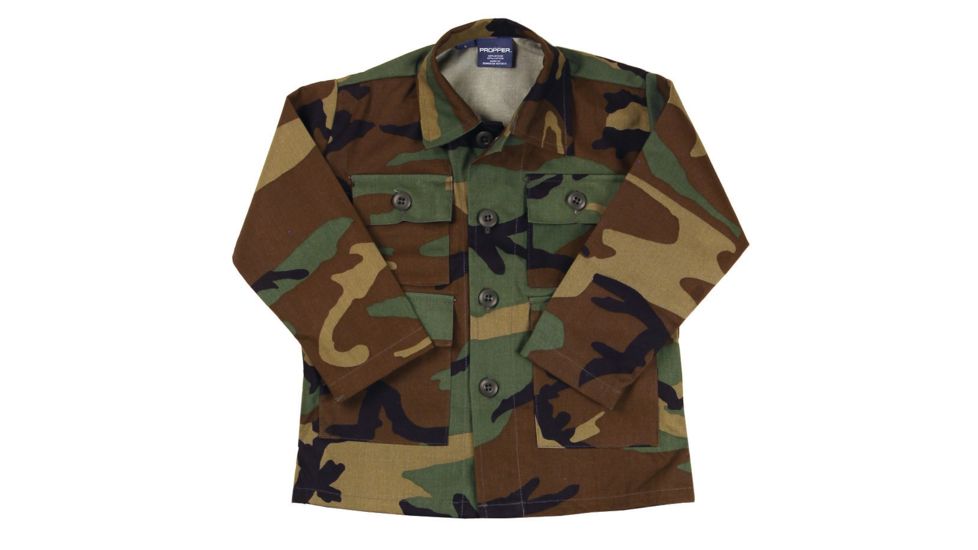 Propper Kids BDU Coat, Woodland, 10 F57202G32010