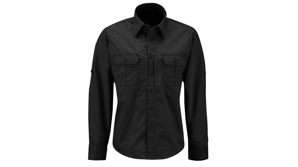 Propper Kinetic Long Sleeve Shirt - Womens, Black, Medium, Regular, F53994X001M2
