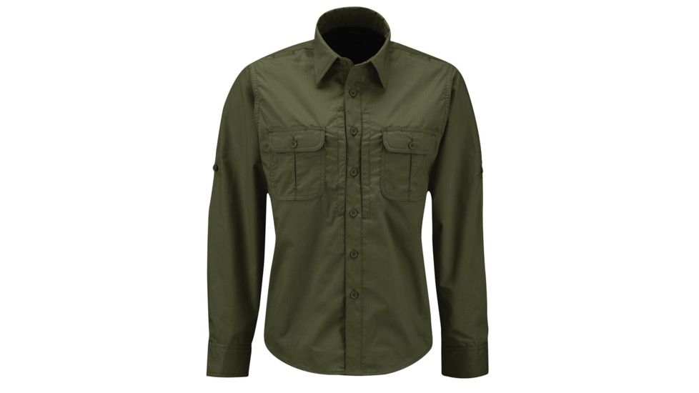 Propper Kinetic Long Sleeve Shirt - Womens, Olive Green, Extra Large, Regular, F53994X330XL2
