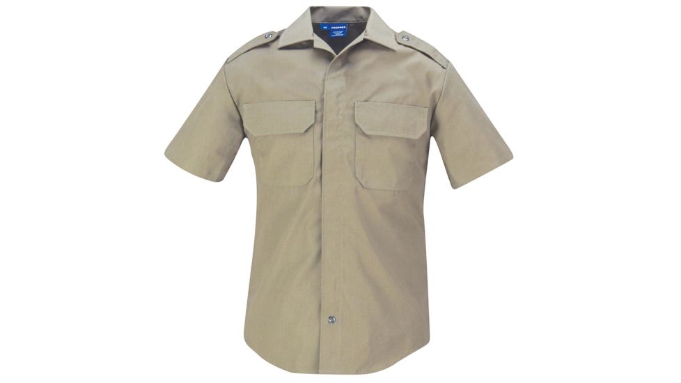 Propper LDS Short Sleeve Shirt - Mens, Silver Tan, 3XL, F53843V2773XL