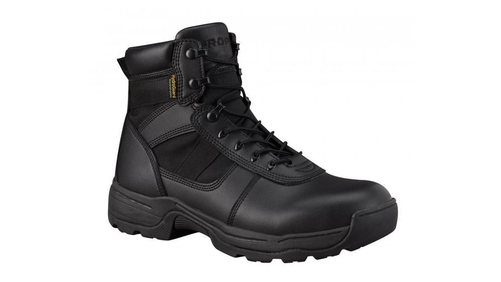 Propper Mens Series 100 6in Side Zip Waterproof Boots, Black, 5 Medium, F45211T0015M