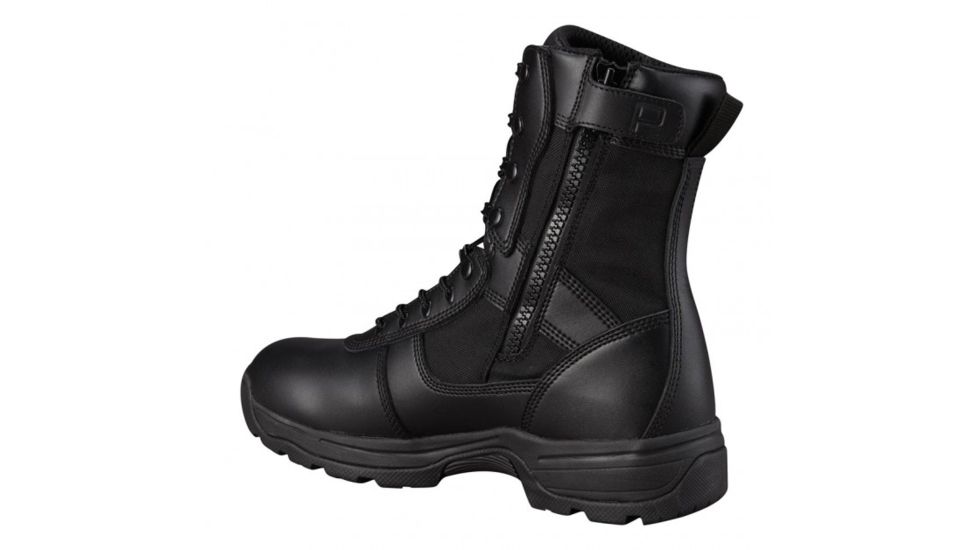 Propper Mens Series 100 8in Side Zip Waterproof Boots, Black, 5 Medium, F45201T0015M