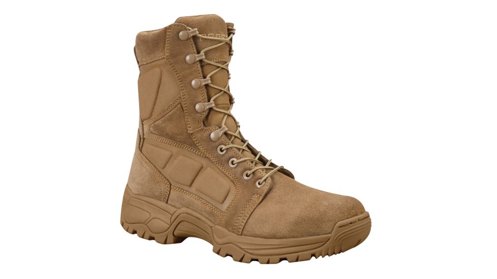 Propper Mens Series 200 8in Waterproof Military Boot,AR 670-1 Compliant,Coyote,Size 11W F45123P23611W