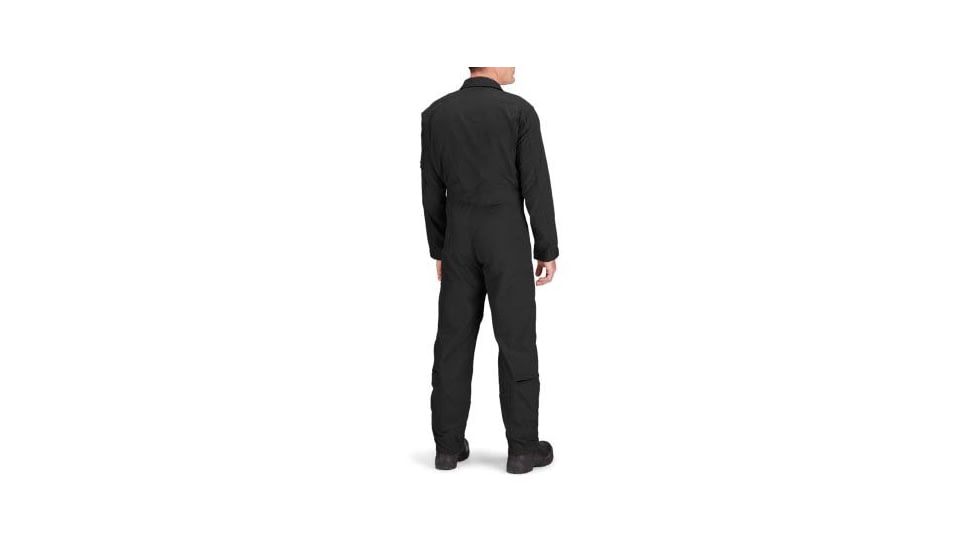 Propper Poly Cotton Twill 27/P Flyers Coverall - Mens, Black, Large, Regular, F51186V001L2