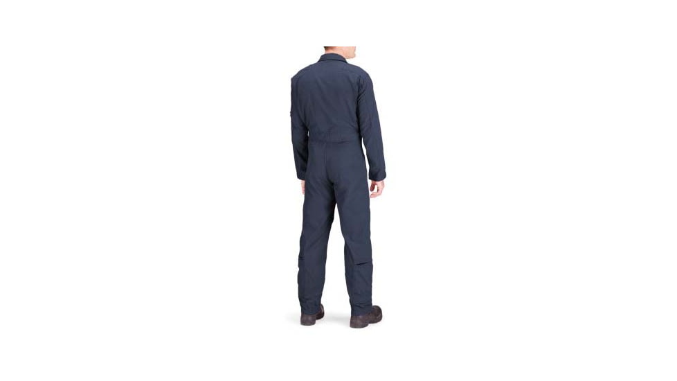 Propper Poly Cotton Twill 27/P Flyers Coverall - Mens, Dark Navy, Medium, Regular, F51186V405M2