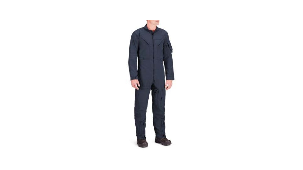 Propper Poly Cotton Twill 27/P Flyers Coverall - Mens, Dark Navy, Medium, Regular, F51186V405M2