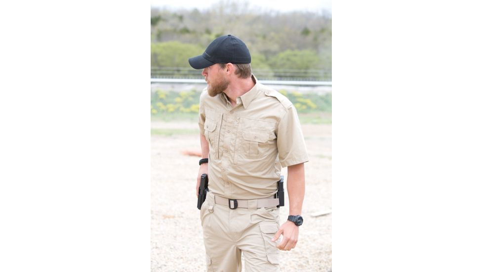 Propper F531150 Tactical Lightweight Short Sleeve Shirt, Khaki, 3XL