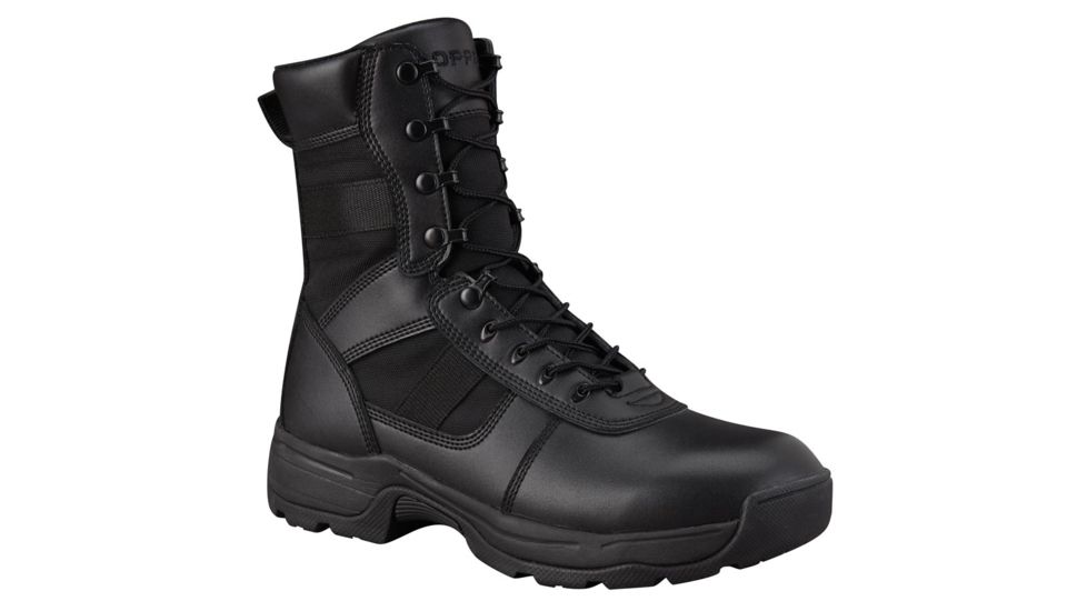 Propper Waterproof Comp Toe Series 100 8 in Side Zip Boot, Black, 11 US, F45291T00111M