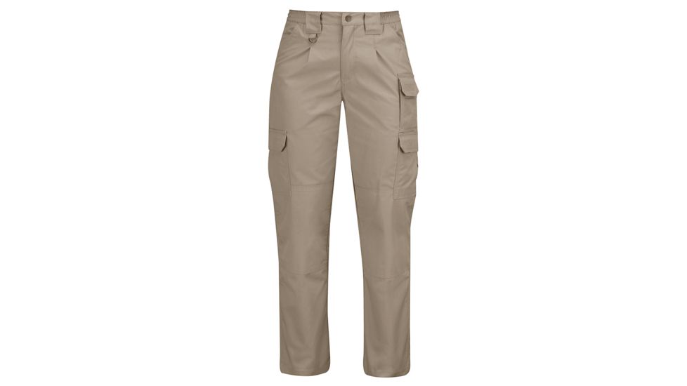 Propper Women's Tactical Pants, 65/35 Poly/Cotton Canvas, Size 14, Khaki