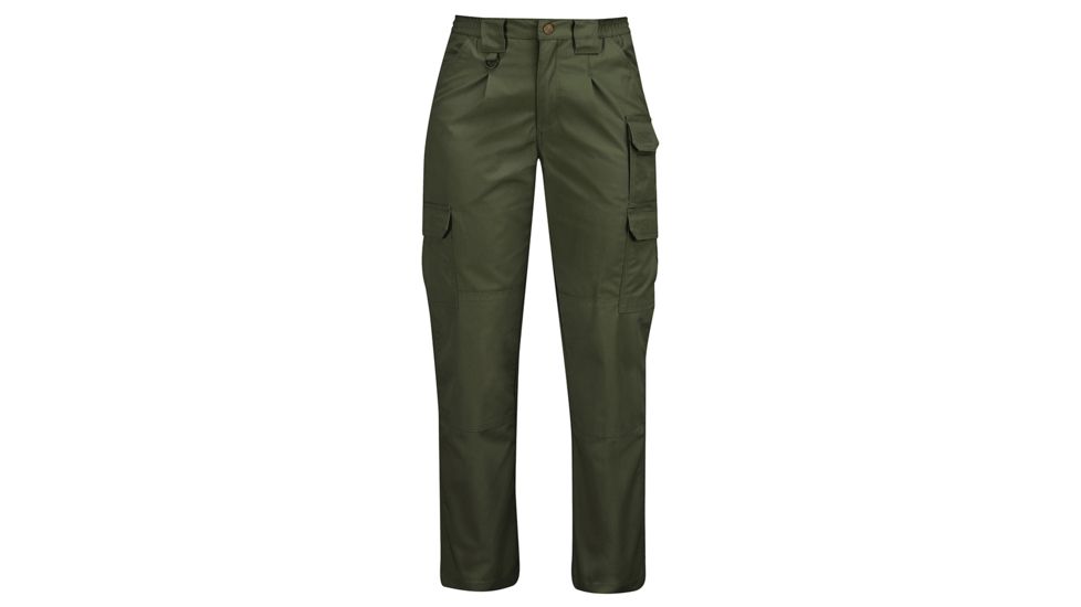 Propper Women's Tactical Pants, 65/35 Poly/Cotton Canvas, Size 2, Olive Green