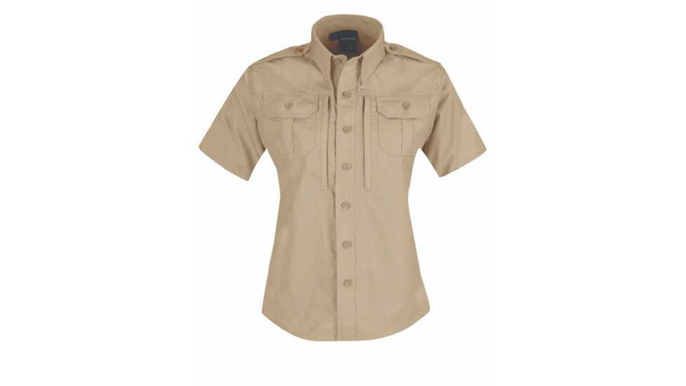 Propper Womens Tactical Shirt - Short Sleeve, Khaki, Small, F530450250S