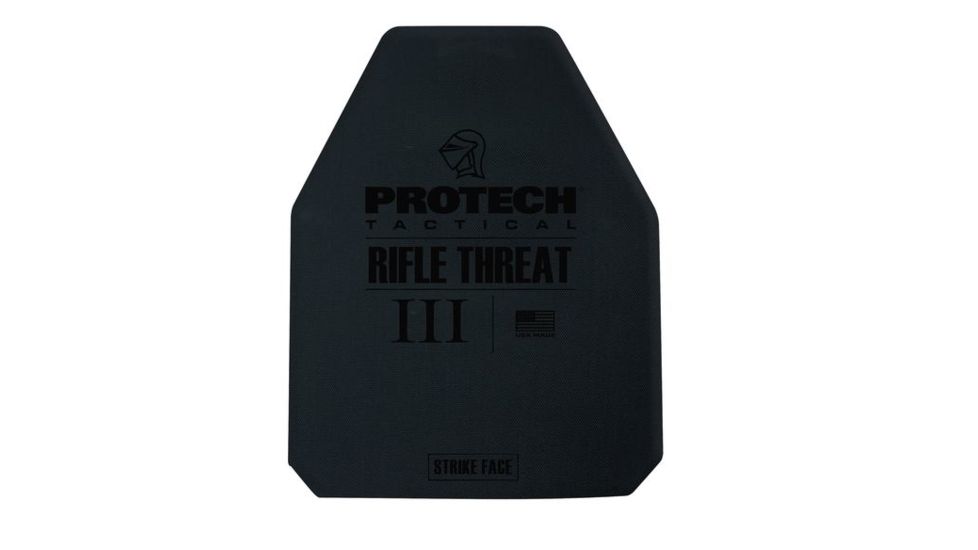 Protech 2113 MC-3 Type III Rifle Plate, Polyethylene, 6in x 6in Single-Curve 1003457