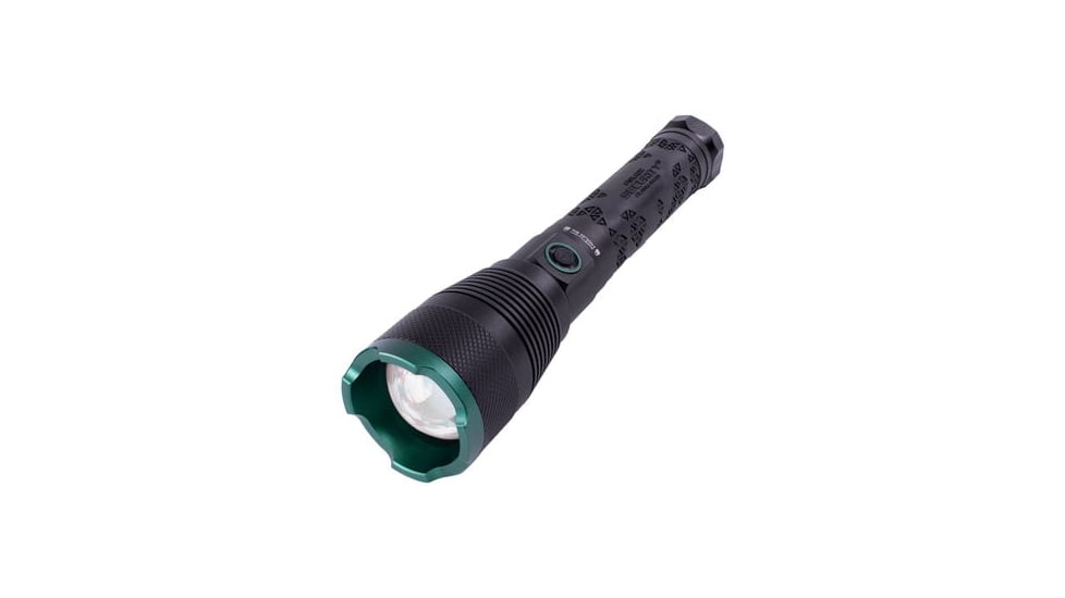 Police Security Flashlights Skylar-R 26650 Rechargable lithium-ion battery 10000 Lumens LED Flashlight, Black, 97847