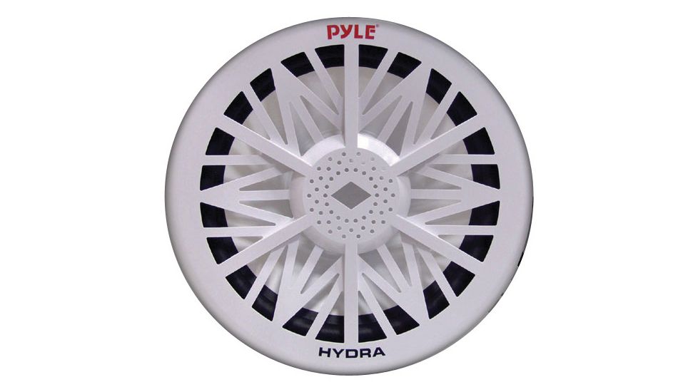 Pyle Subwoofer 10in Pyle Marine 500W with Grill, White PLMRW10