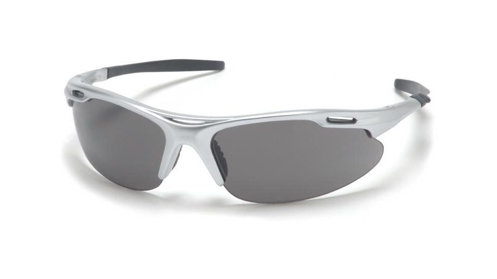 Pyramex Avante Safety Glasses - Gray Lens, Silver Frame SS4520D