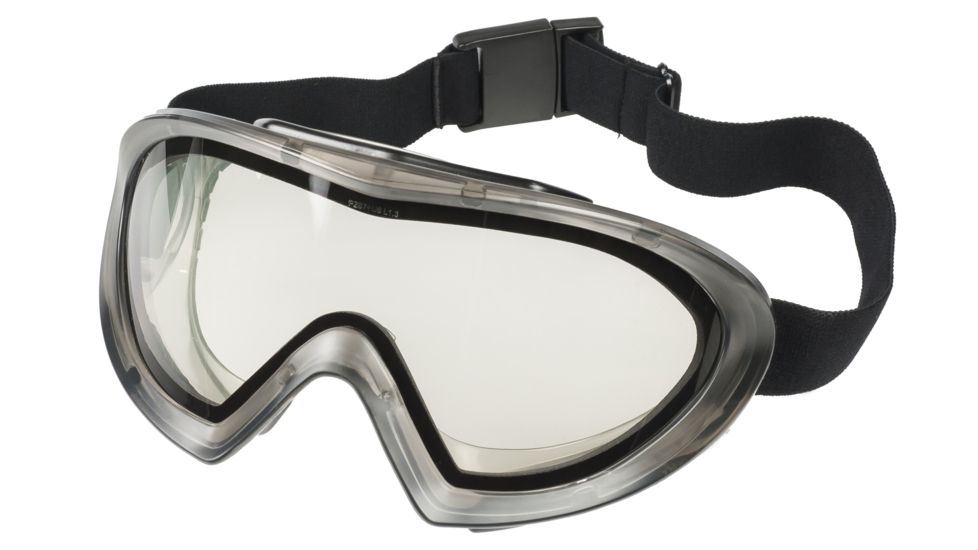 Pyramex Capstone Goggles Gray Direct Indirect Frame and Clear Lens G504DT, EDEMO1