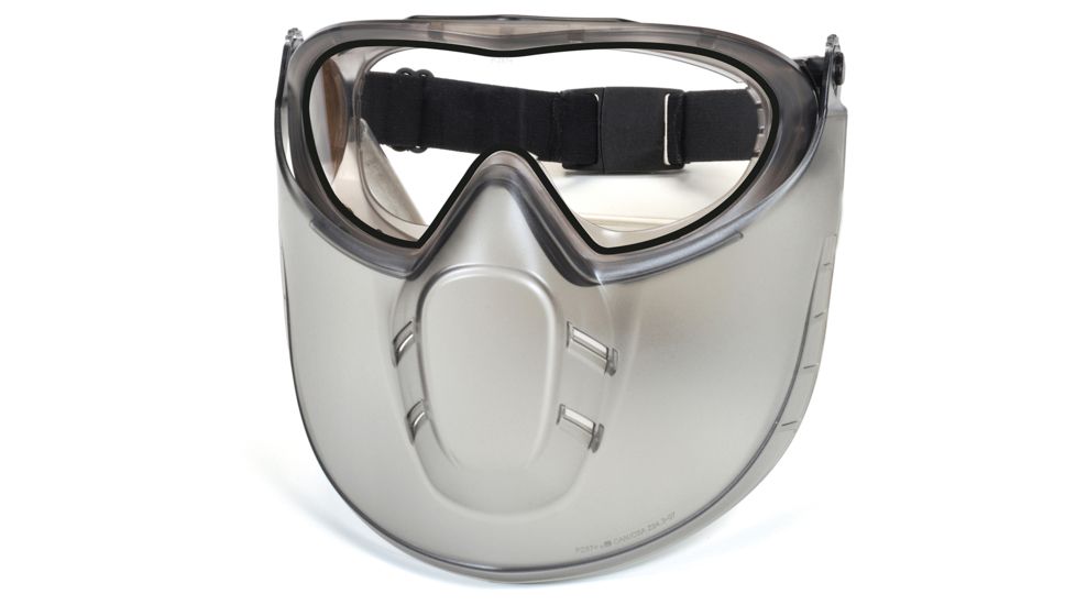 Capstone Goggles w/Clear Shield, Clear Anti-Fog Dual Lens