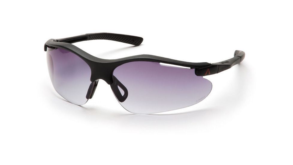 Pyramex Fortress Safety Glasses - Gradient Gray Lens, Black Frame SB3721D