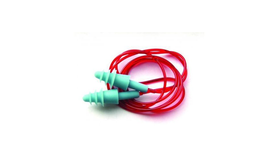 Pyramex Hearing Protection Corded Triple Flange Re-useable Plug- NRR 25db -100 Pair/Box RP2001