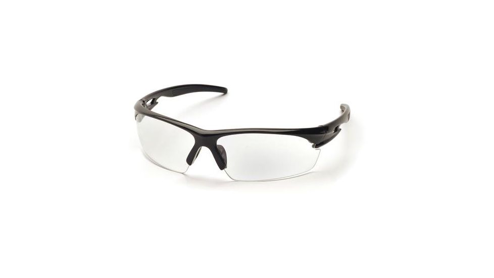 Pyramex Ionix Safety Glasses, Black Frame/Clear Lens SB8110D