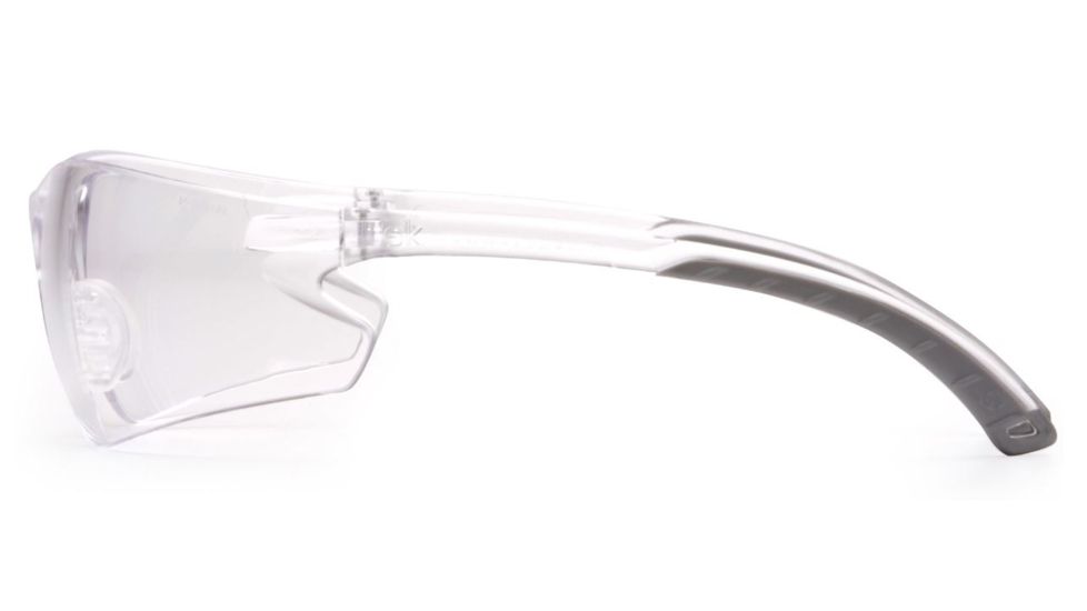 Pyramex Itek Safety Glasses - Clear Temple Frame and Clear Anti Fog Lens S5810ST