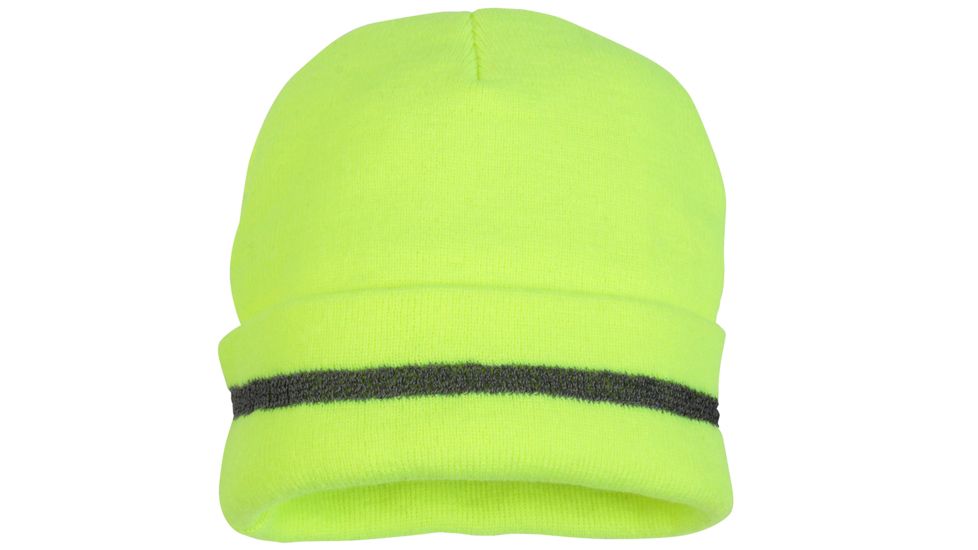 Lumen X Knit Cap w/Reflective Strip, Yellow