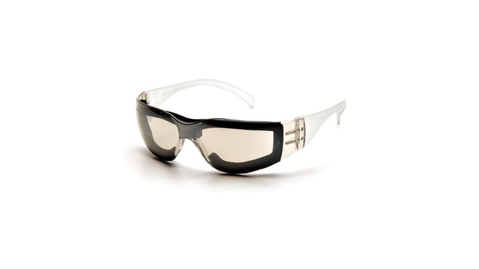 Pyramex Intruder Safety Glasses,IO Mirror Frame, IO Mirror Anti-Fog Lens S4180STFP