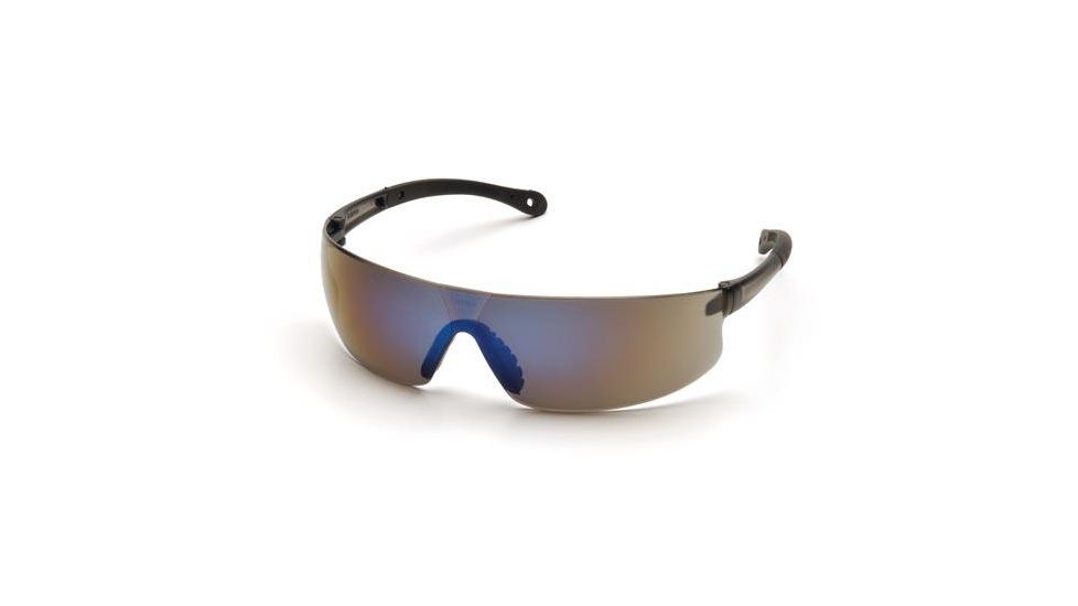Pyramex Provoq Safety Glasses,Blue Mirror Frame, Blue Mirror Lens S7275S
