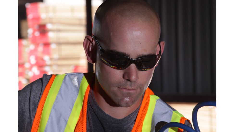 Pyramex Safety Eyeglasses Itek Series w/ Gray Temple Frame and Gray Lens