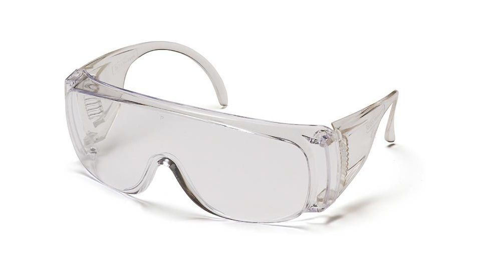 Pyramex Solo Safety Eyewear - Clear Lens, Clear Frame S510S