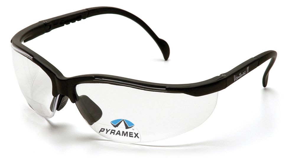USED Pyramex V2 Readers Glasses - Clear + 1.5 Lens, Black Frame SB1810R15, EDEMO1